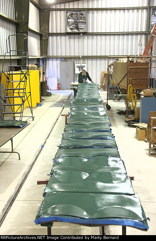 shooting-latl-3100-seat-backs-at-orange-empire-ry-museum